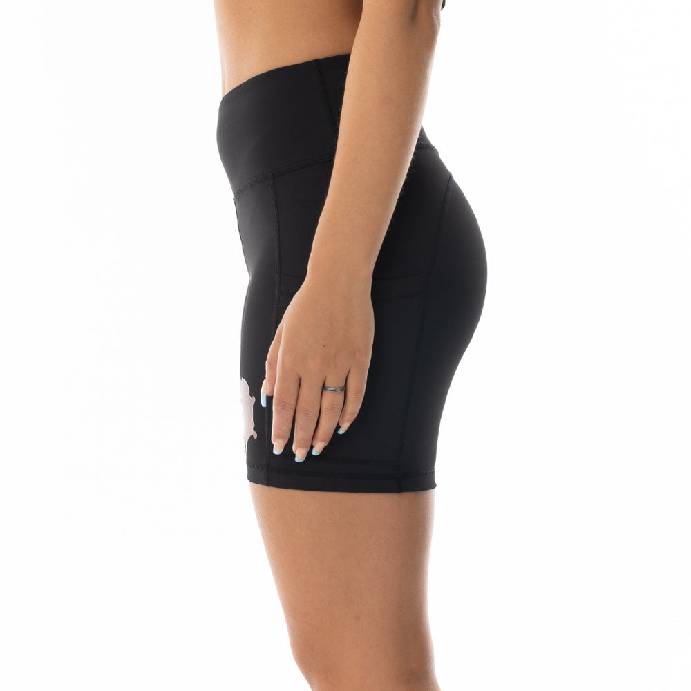 Load image into Gallery viewer, BLACK BLOOD MONEY BIKE SHORTS