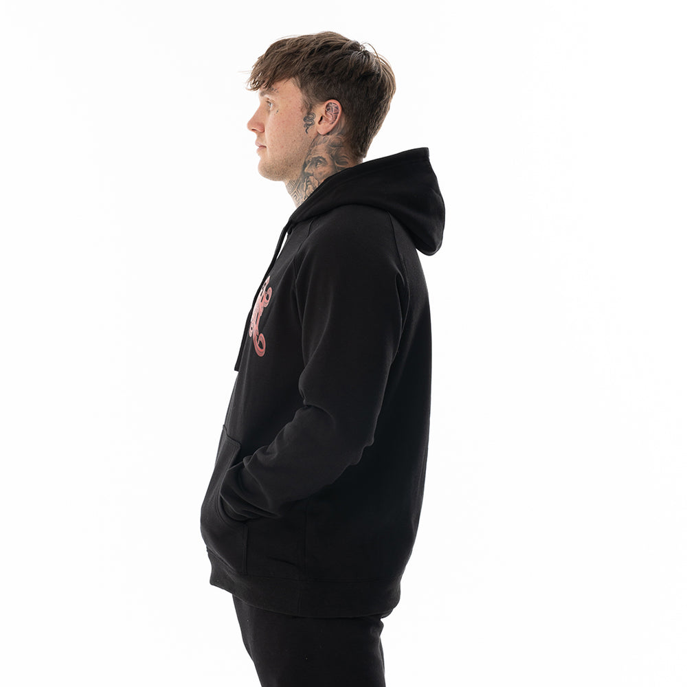 Load image into Gallery viewer, BLACK BLOOD MONEY HOODIE