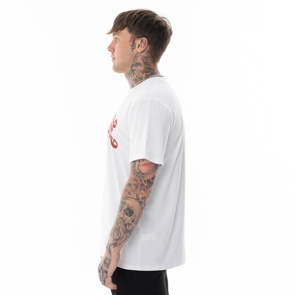 Load image into Gallery viewer, WHITE BLOOD MONEY TEE REGULAR FIT