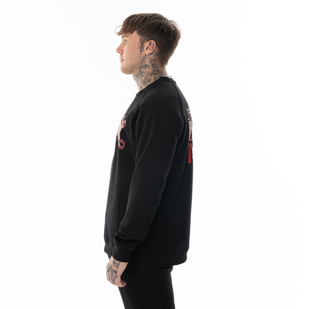 Load image into Gallery viewer, BLACK BLOOD MONEY CREW NECK
