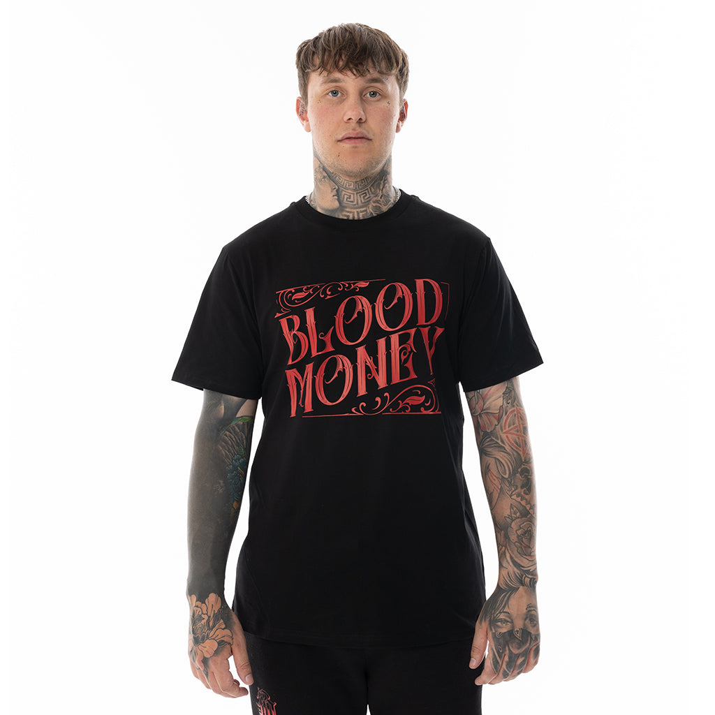 BLACK BLOOD MONEY TEE REGULAR FIT